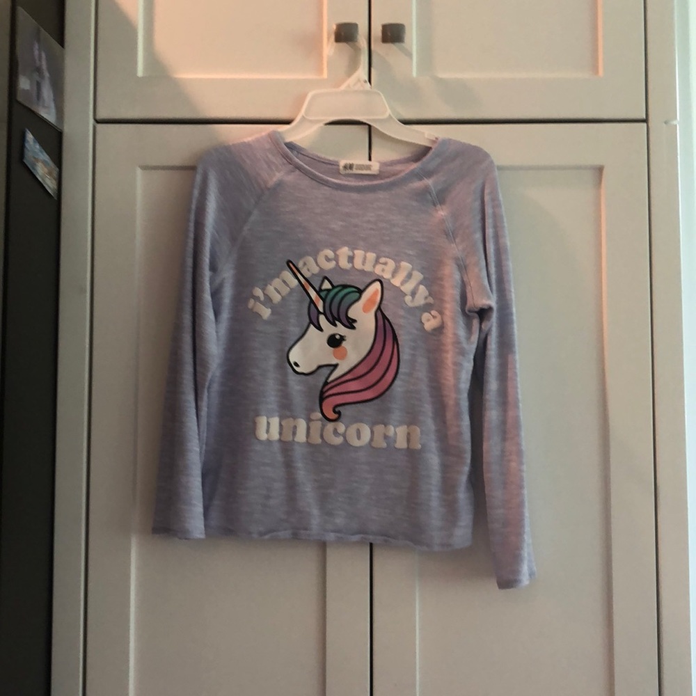Lavender Unicorn Long-sleeve